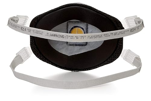 Miniatura 4 de 3M, Respirador Serie 8214, talla única Se ajusta a la mayoría, Blanco, 10