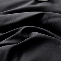 Vista 211 de ROSGONIA Juego de edredón tamaño Queen, color gris carbón, 3 piezas (1 edredón gris oscuro y 2 fundas de almohada) para todas las estaciones, ropa