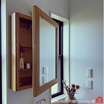 Amazon.co.jp: OLD ASHIBA ミラー キャビネット Lサイズ 幅50cm