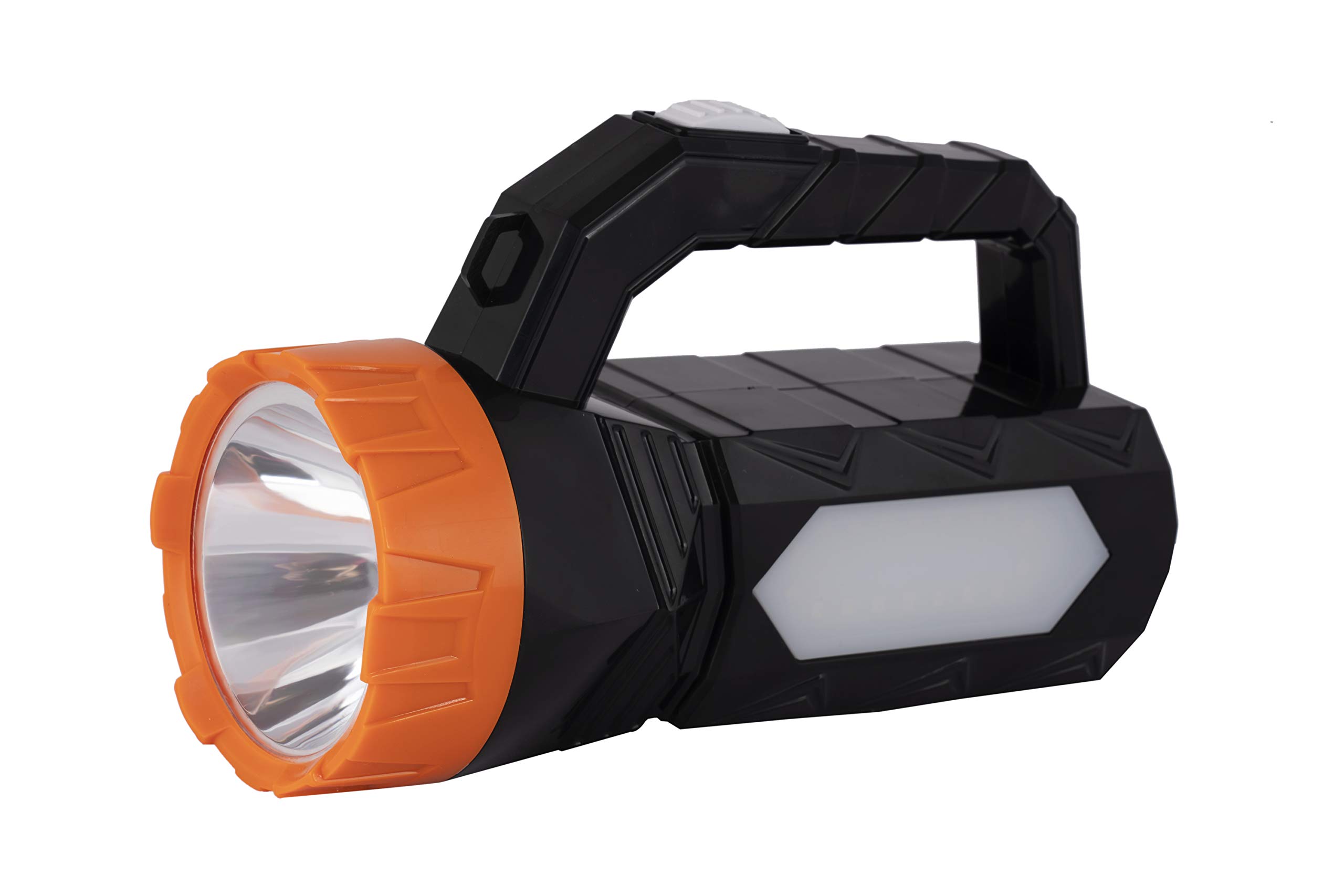 GLOBEAM - G-3040 Recharge with Electricity Kisan Torch Emergency Light 2 in 1 Led Torch Light With10 Watt Laser Light + 8 Watt Led with Side Light Specially for Farmers (Multicolour, Pack of 1) (B07VJH9Q86) Amazon Price History, Amazon Price Tracker