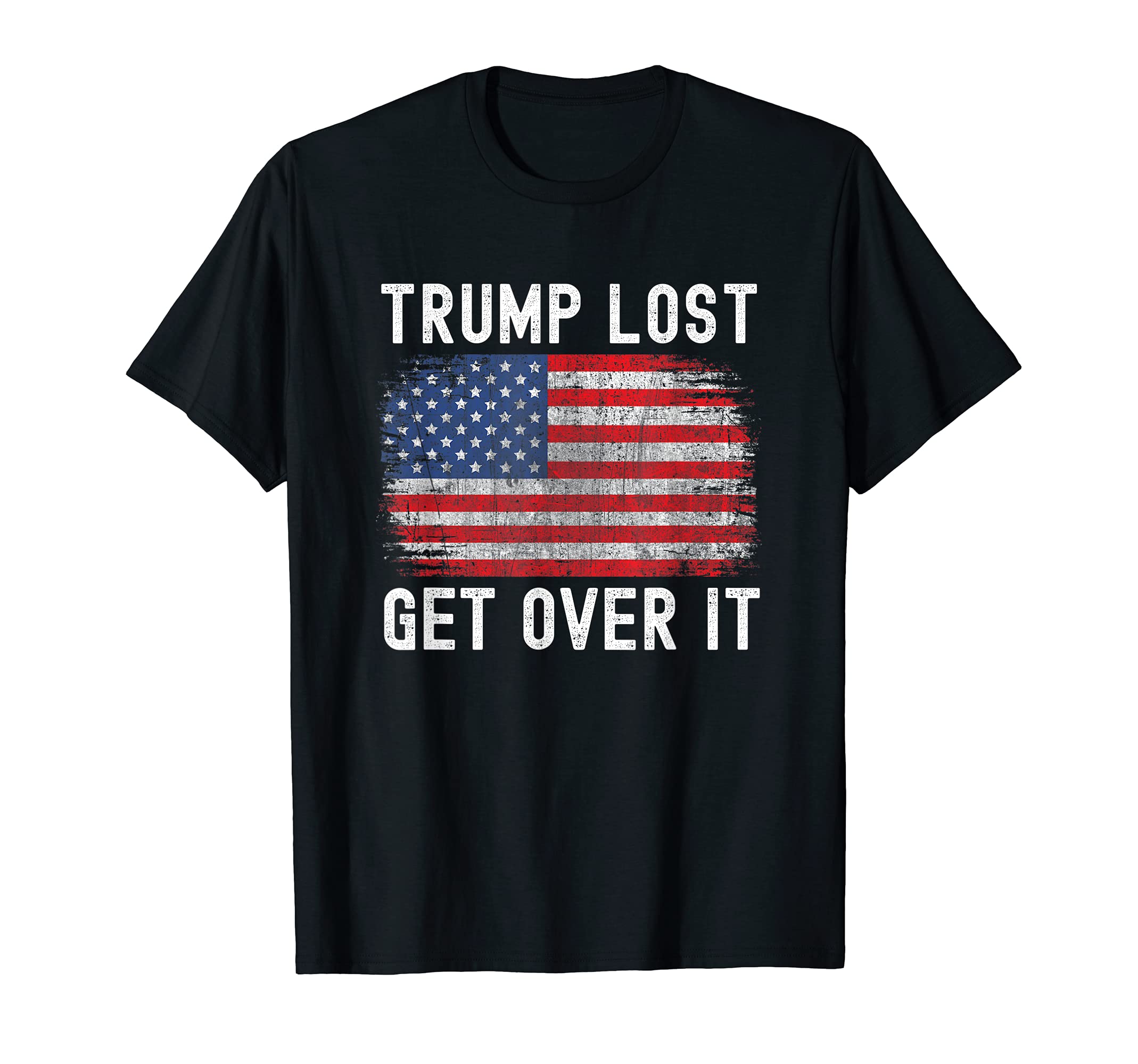 Biden VictoryTrump Lost. Get Over It - Funny Biden Victory T-Shirt