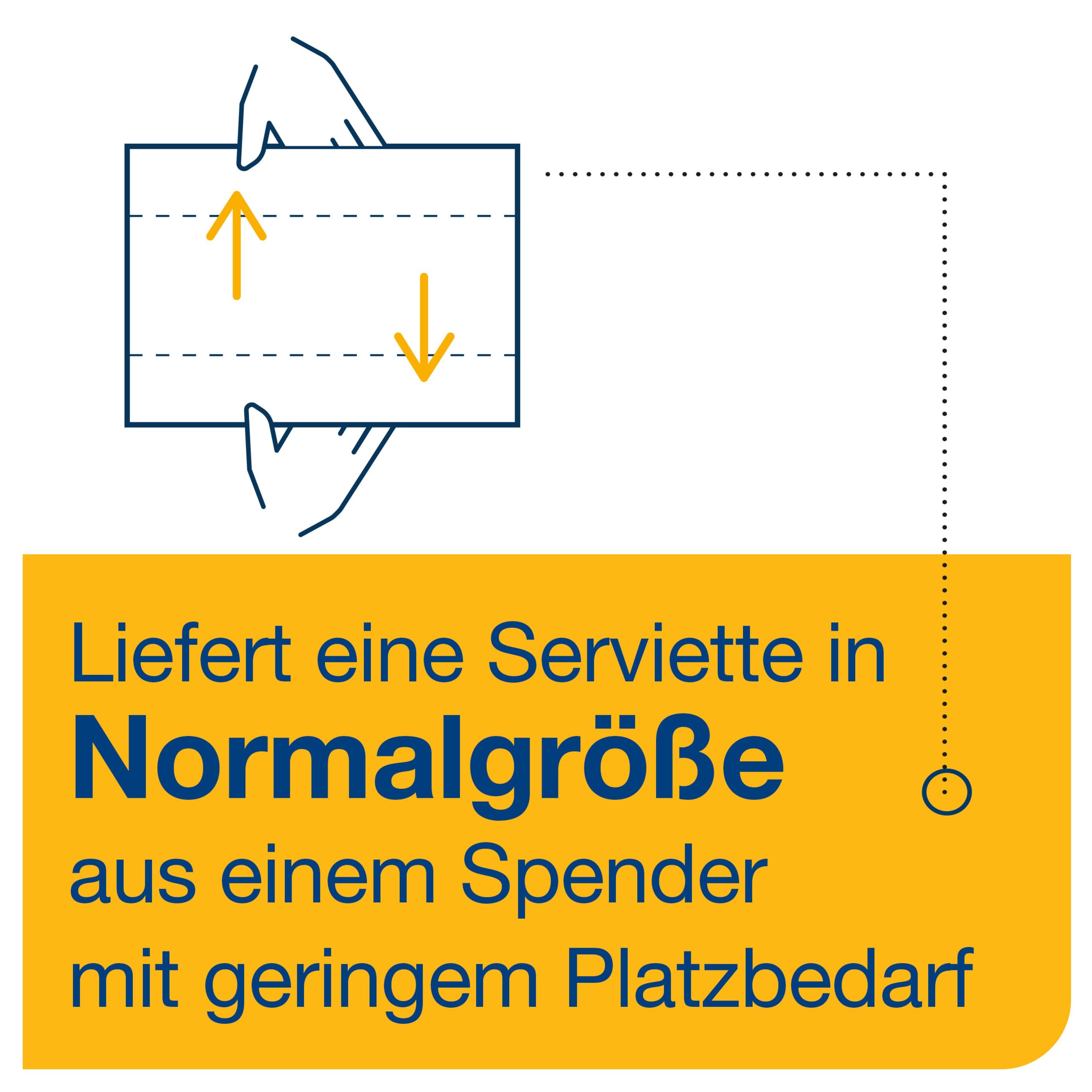 Tork Xpressnap Fit Spenderservietten – 12830 – Servietten zum Nachfüllen für N14 Serviettenspender, Advanced Qualität – 2-lagig, natur – 720 Stück