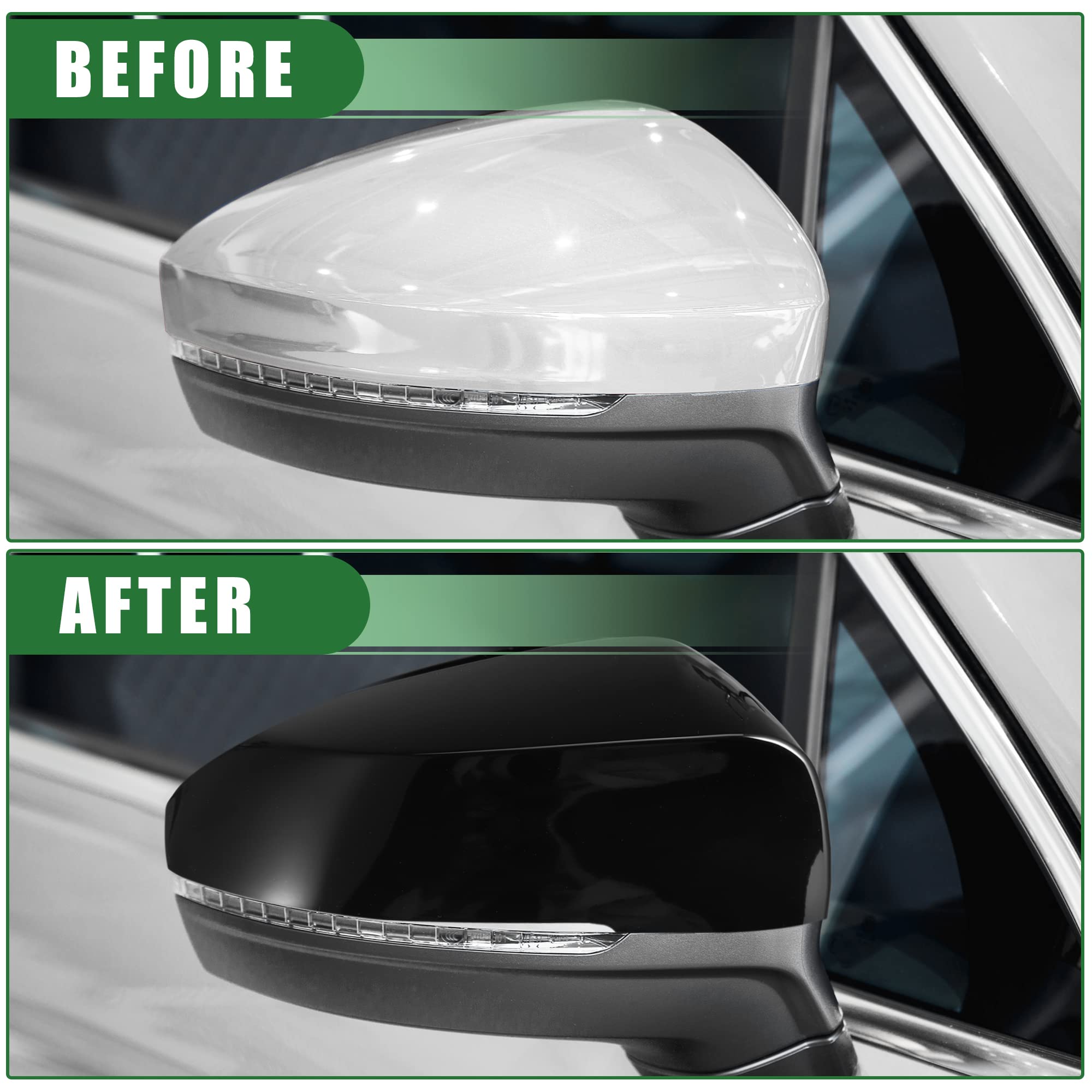 Amazon.com: Motoforti Right Passenger Side Mirror Cover, Rearview  