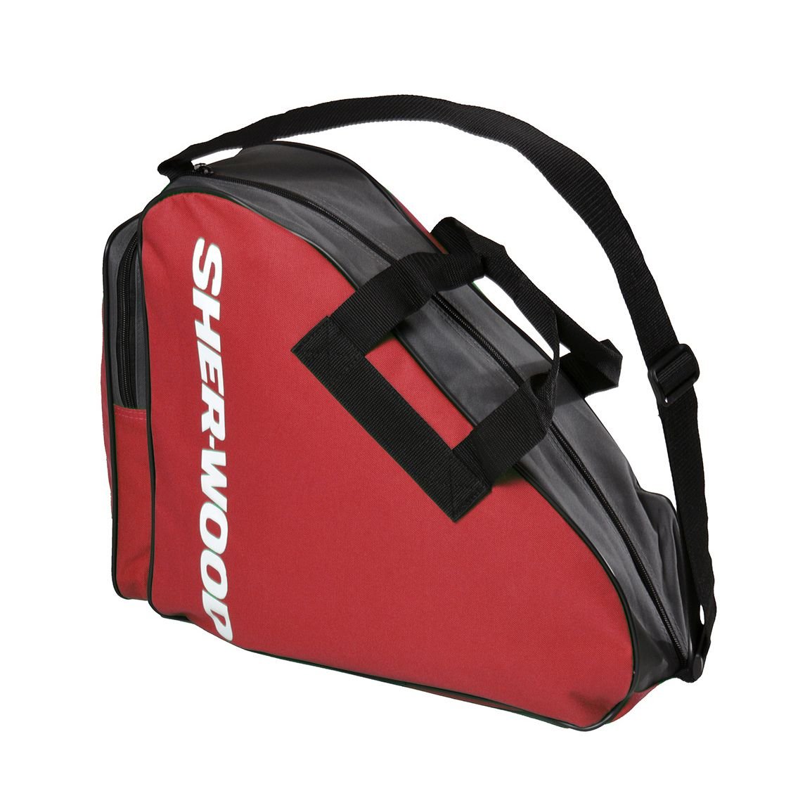 Sherwood - Borsa per Pattini da Ghiaccio, Unisex, Schlittschuhtasche Skate Bag, Rot, 36 x 16 x 36 cm