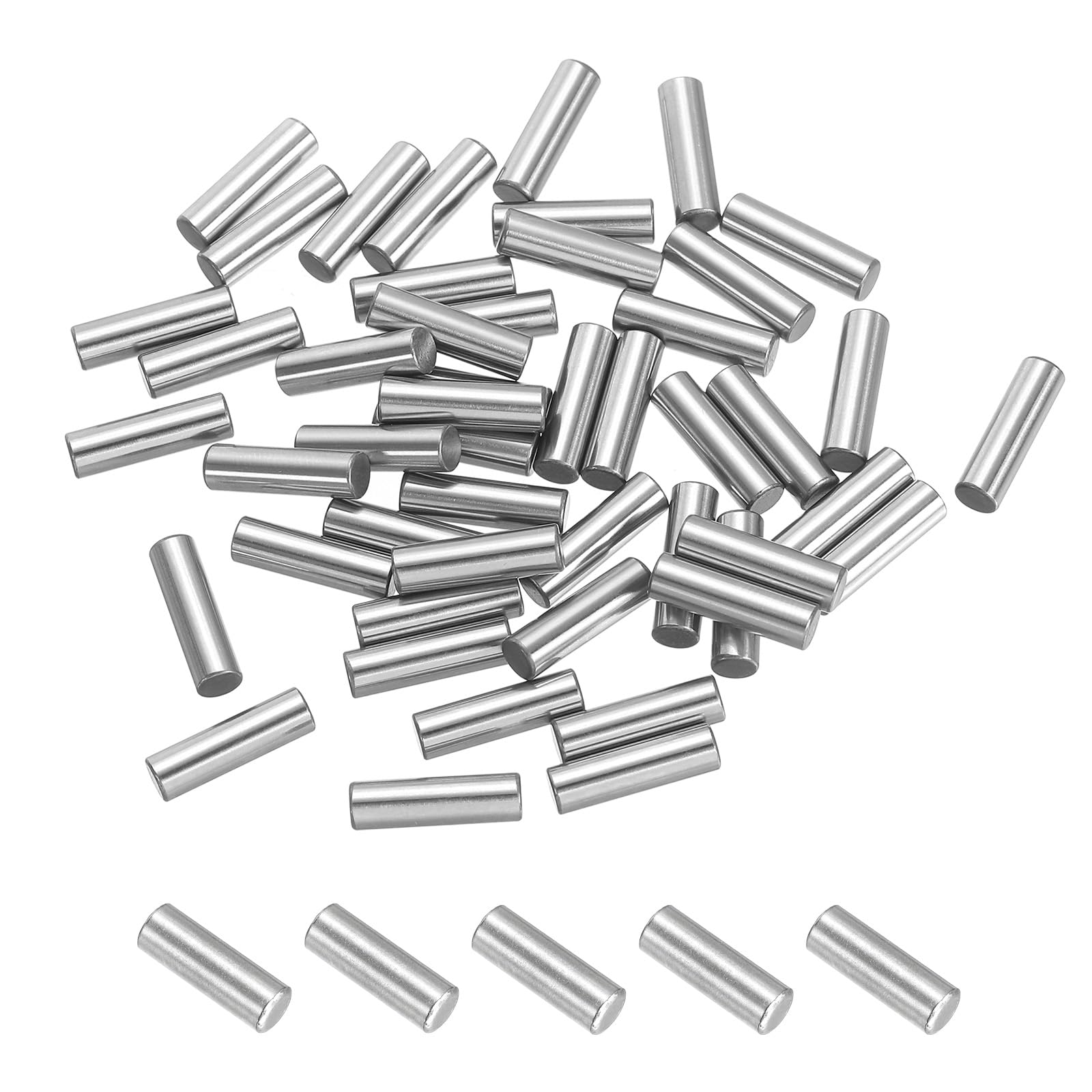 PATIKIL Metal Dowel Pins 4x14 mm