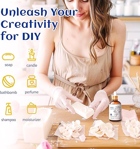 Miniatura 376 de HIQILI Aceite esencial de albahaca de 1 fl oz, 100% puro sin diluir para la piel, difusor, 1.0 fl oz