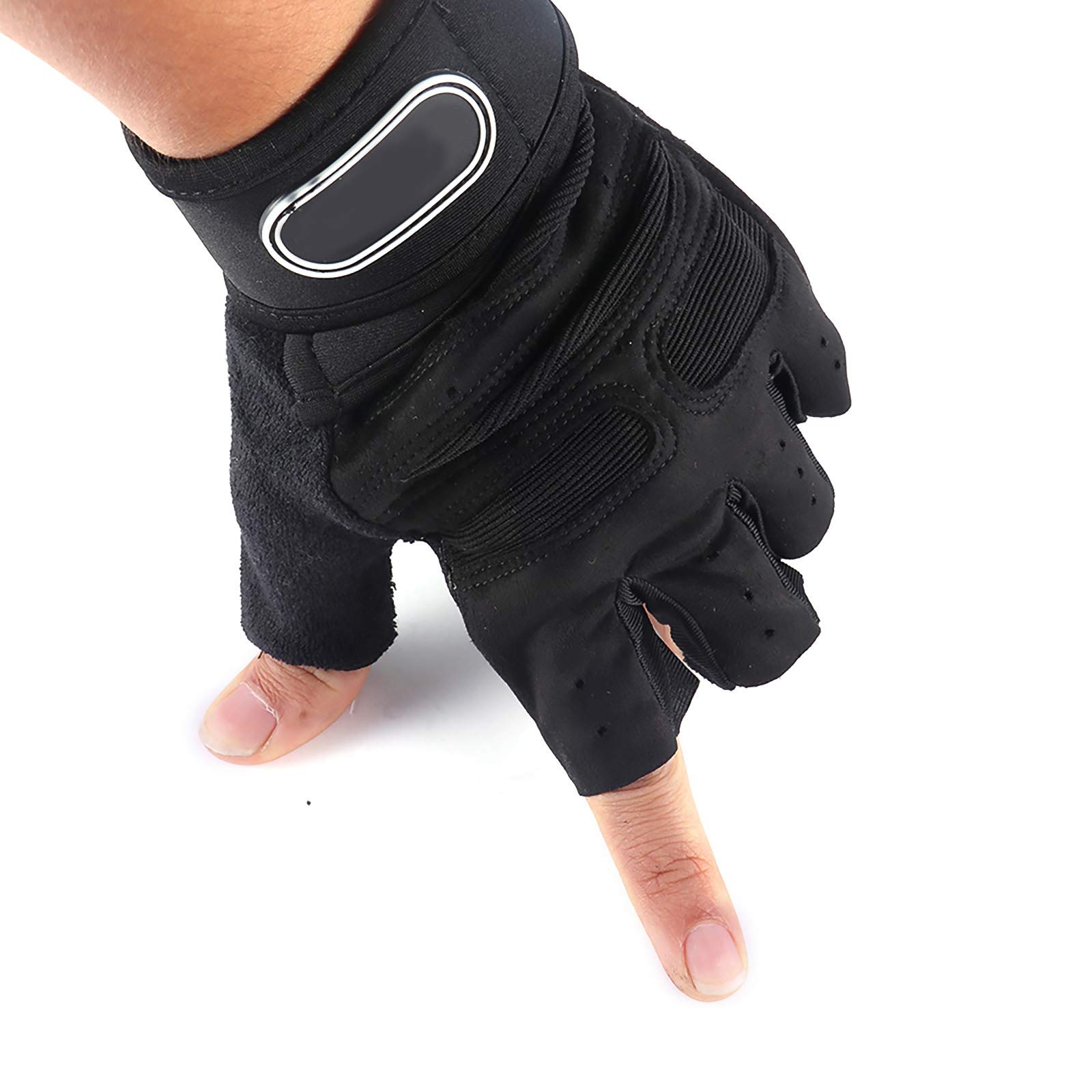 Guanti Da Guida Senza Dita Da Uomo E Donna, Protezione Solare, In Rete, Traspiranti, Con Impugnatura Antiscivolo, Guanti Da Ciclismo Per Touchscreen, Guanti Caldi Per Sport, Palestra, Fitness, Corsa - Foto 10