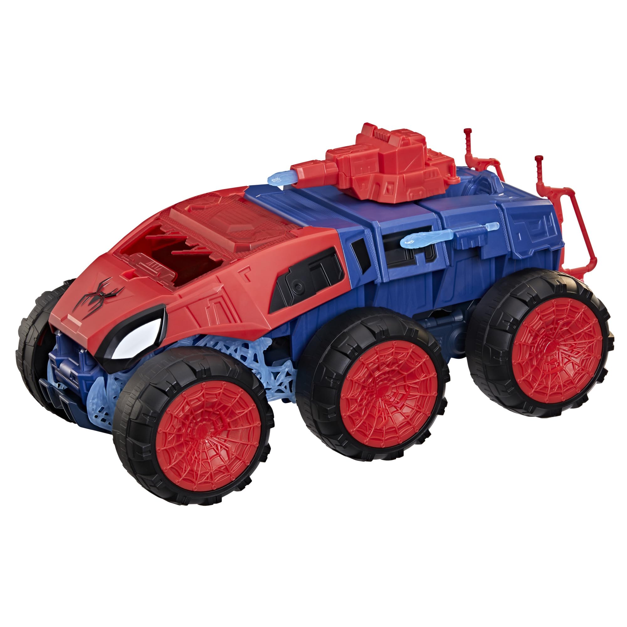 Marvel Spider-Man: Brand New Day 2-in-1 Super Mampf-Fahrzeug, Fahrzeug für Action-Figuren (11,4 cm), Superhelden-Spielzeuge und Figuren, ab 4 Jahren