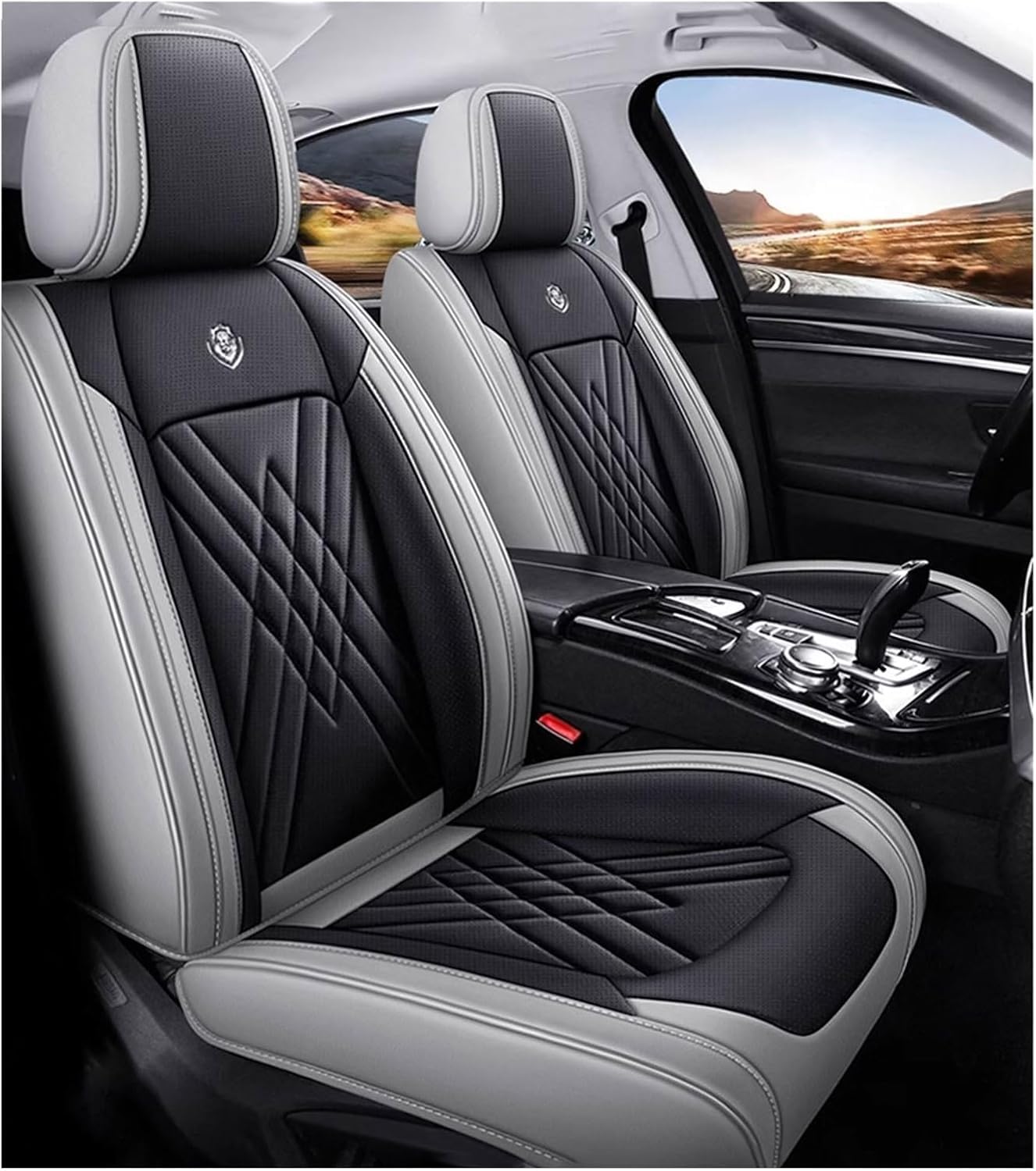 Housses de siège de voiture pour Ford Focus ST-line MK4 break grises - 7