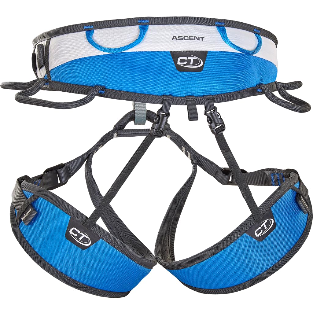 Climbing Technology Ascent – pas do wspinaczki niebiesko-srebrny L/XL