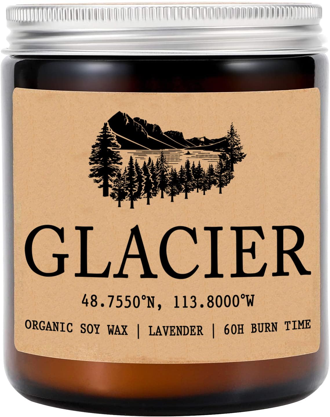 Glacier National Park - Organic Soy Wax - Gift for Her - Gift for Him - New Home Gifts - Birthday Gift for Friend - National Park Gifts - National Park Candles