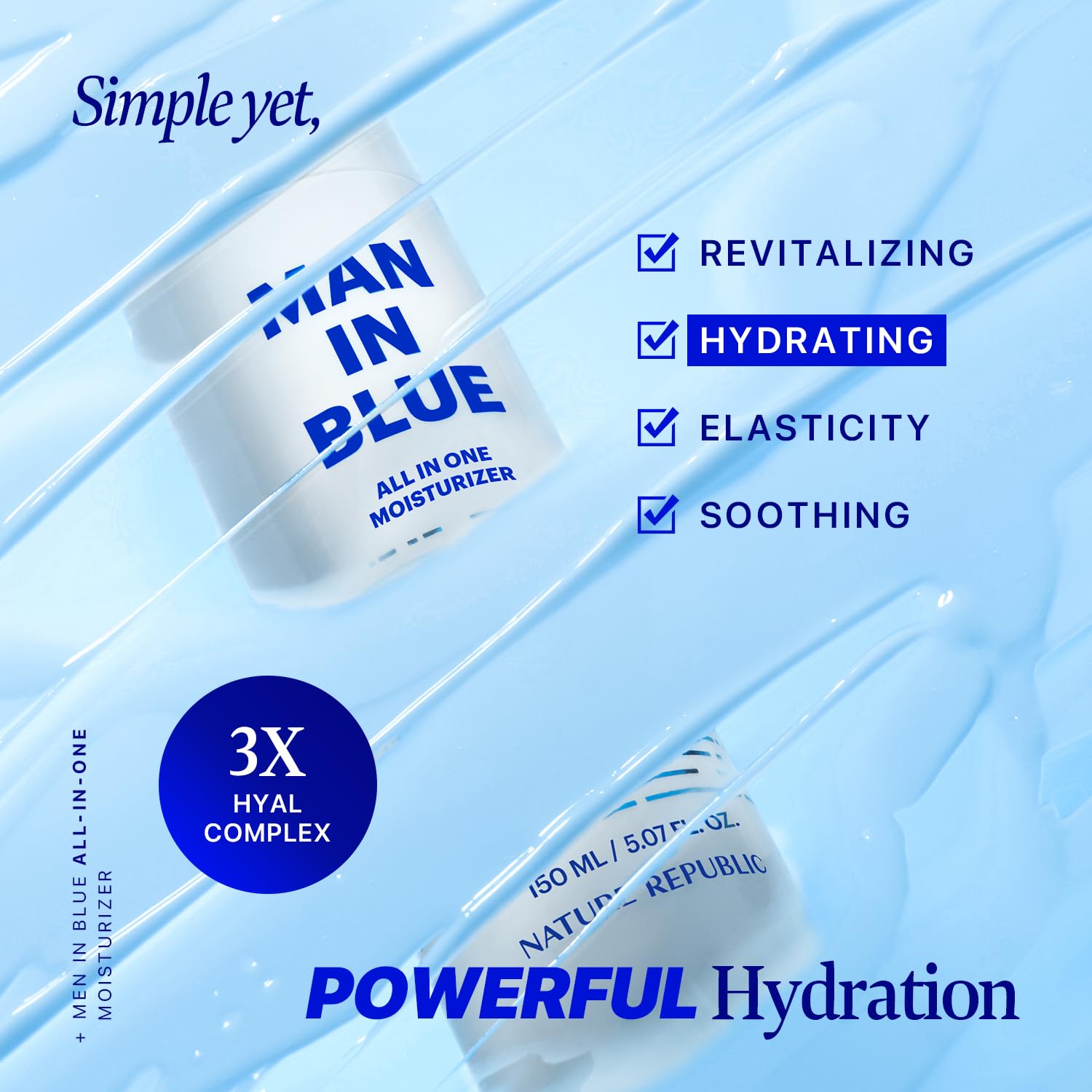 Amazon.com: Nature Republic Man In Blue All In One Moisturizer