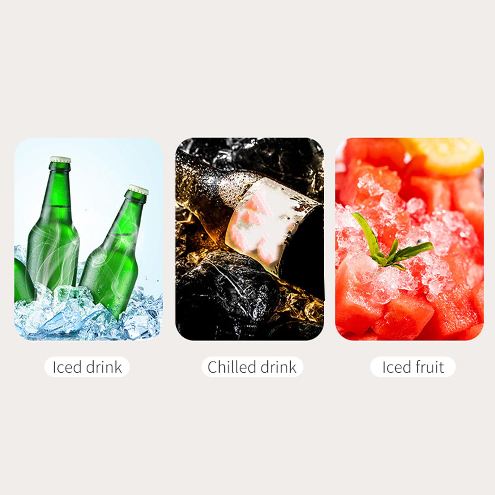 Secchiello per Ghiaccio LED con Altoparlante Bluetooth, Raffreddatore per Birra 5L Pieghevole in PP, Secchiello per Vino, Leggero per Feste, Spiaggia