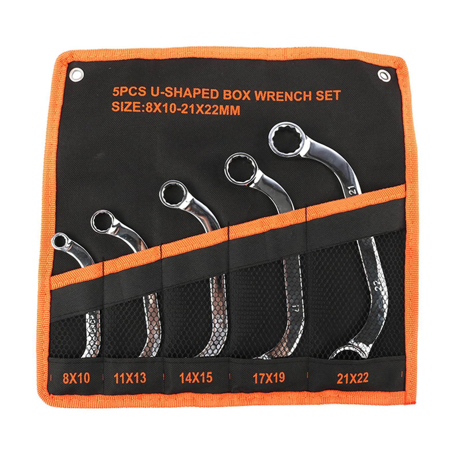 5Pcs Multifunctional 12 Point Double Offset Box End Wrench Spanners Wrenches Car Repair Tool Offset Ratcheting Wrench