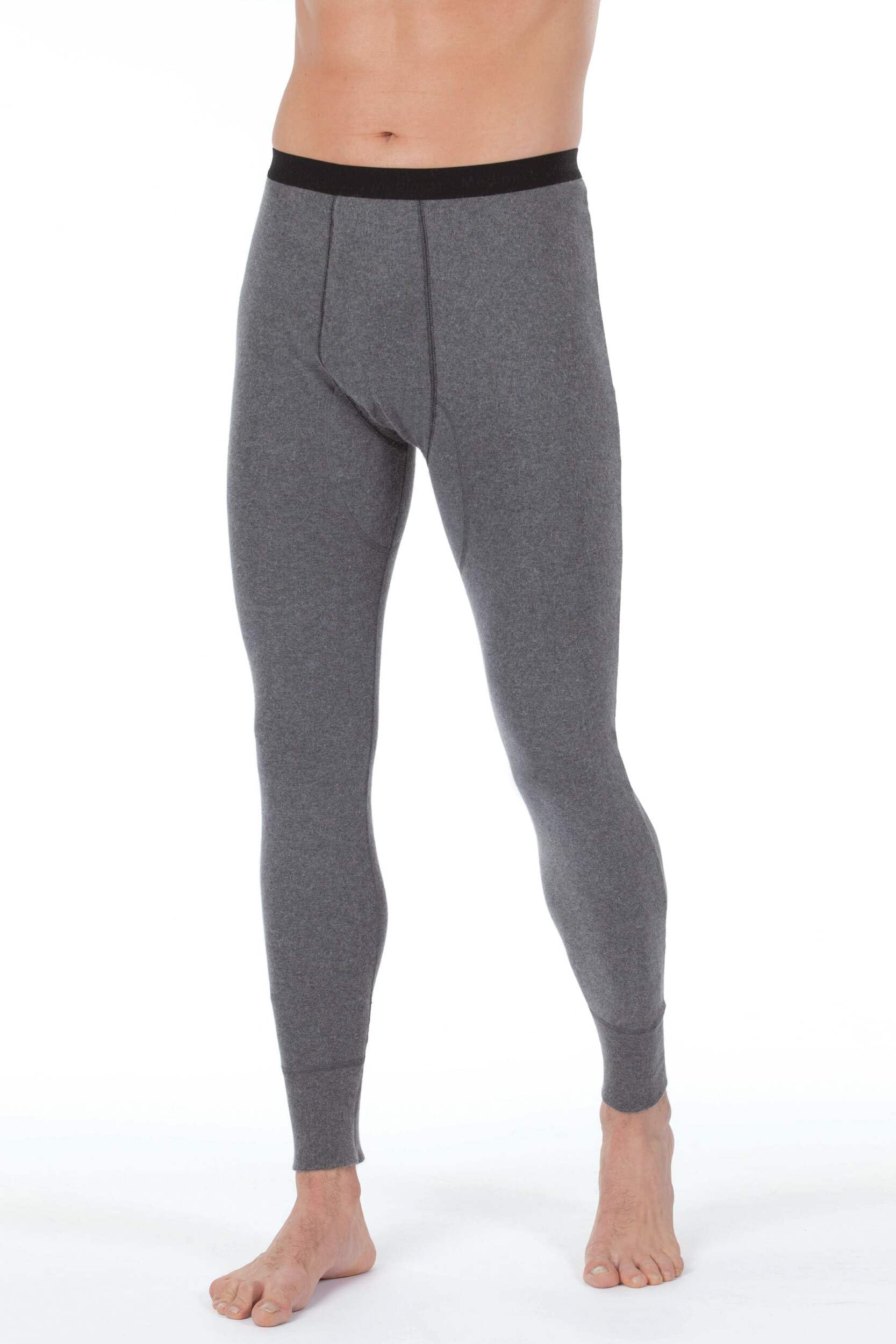 MEDIMA Classic da uomo pantaloni lunghi, senza tasche Angora/cotone Asfalto m
