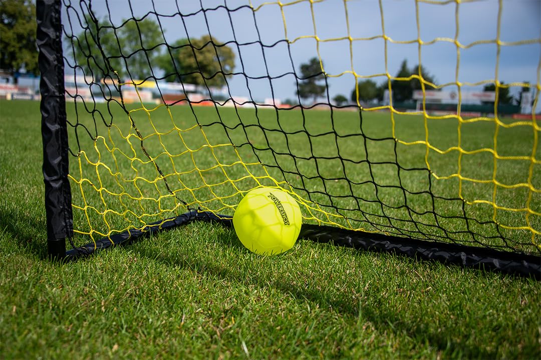 Fußballtor Garten 90 x 60 cm - 2er Set - inkl. Netz, Stecksystem und Bodenanker - Fussballtor MINI
