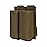 VISMIX Pistol Magazine Pouch, Double 9mm Mag Pouch with Quick Release Kydex Insert and MOLLE Compatible