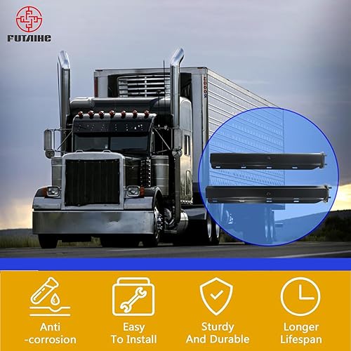 Miniatura 4 de FUTAIHE Juego de soportes de suspensión de lodo con resorte recto negro de 2-12 pulgadas, espaciado de pernos de 29.92 pulgadas de longitud, ajuste