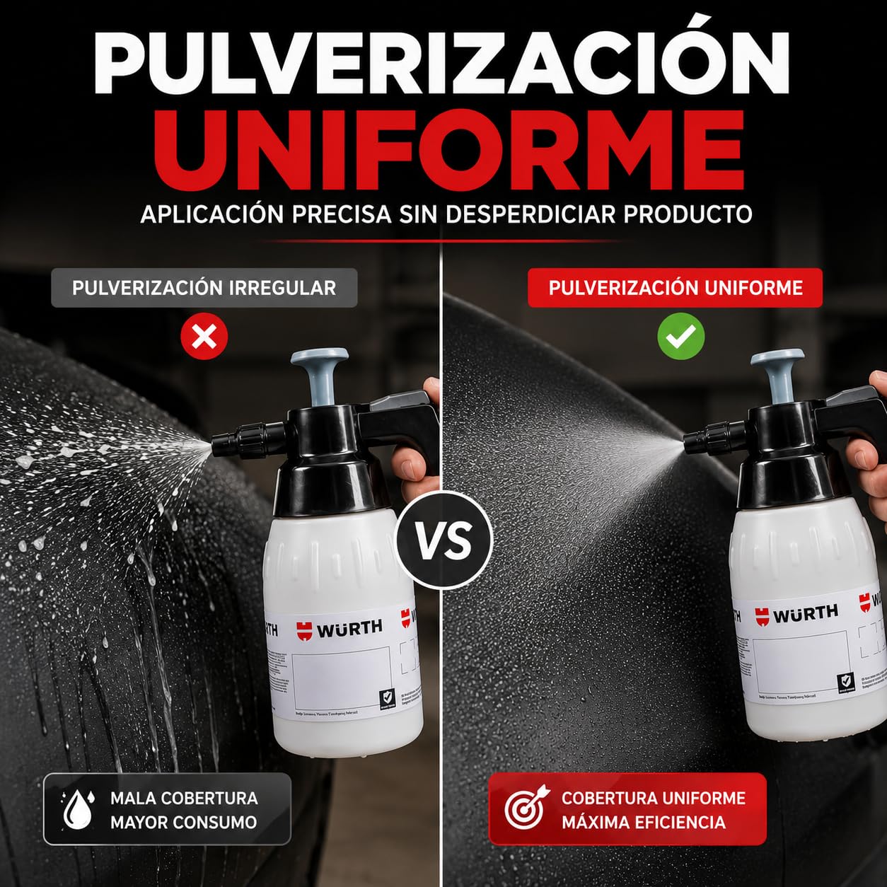 Würth SaBesto - Botella pulverizadora (1 L)