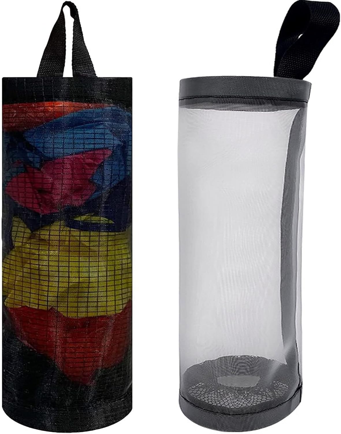 MORJCG 2 Pieces Plastic Bag Holder, Plastic Bag Storage, Bin Bag Holder