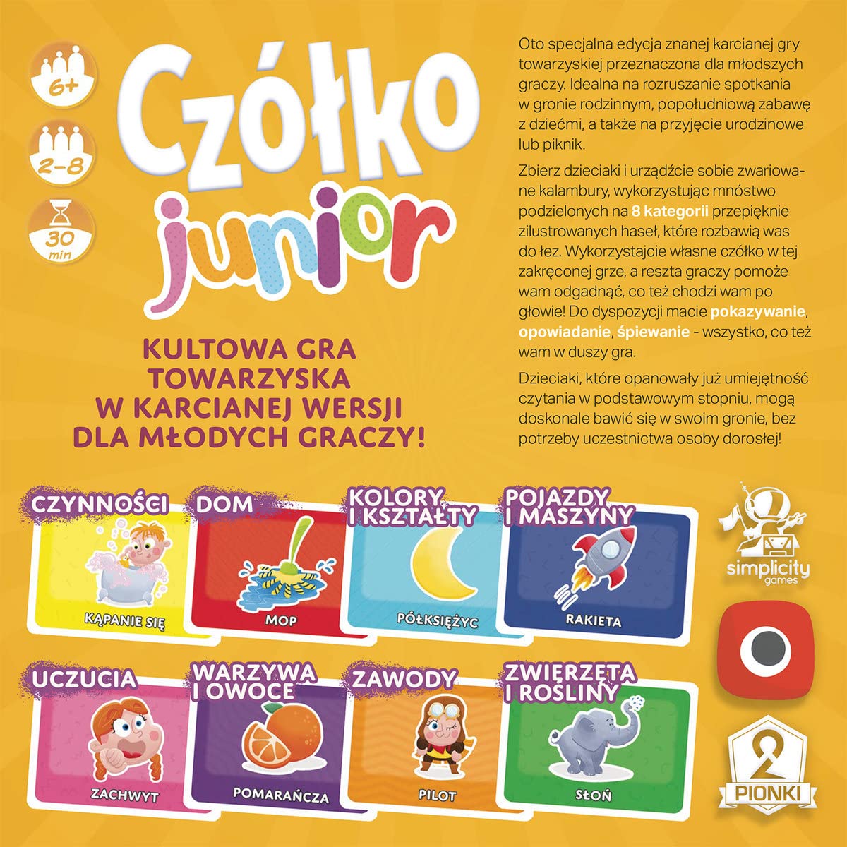The Screwed Czółko Junior Polska Gra Rodzinna Towarzyska Imprezowa Board Game Po Polsku Portal Games - Image 2