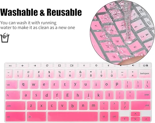 Miniatura 6 de Funda de teclado para HP Chromebook 11 11a-na0010nr21nr30nr40nr50nr60nr,HP Chromebook x360 11 G3 EE,HP Chromebook X360 12b-ca0010nr,HP Chromebook