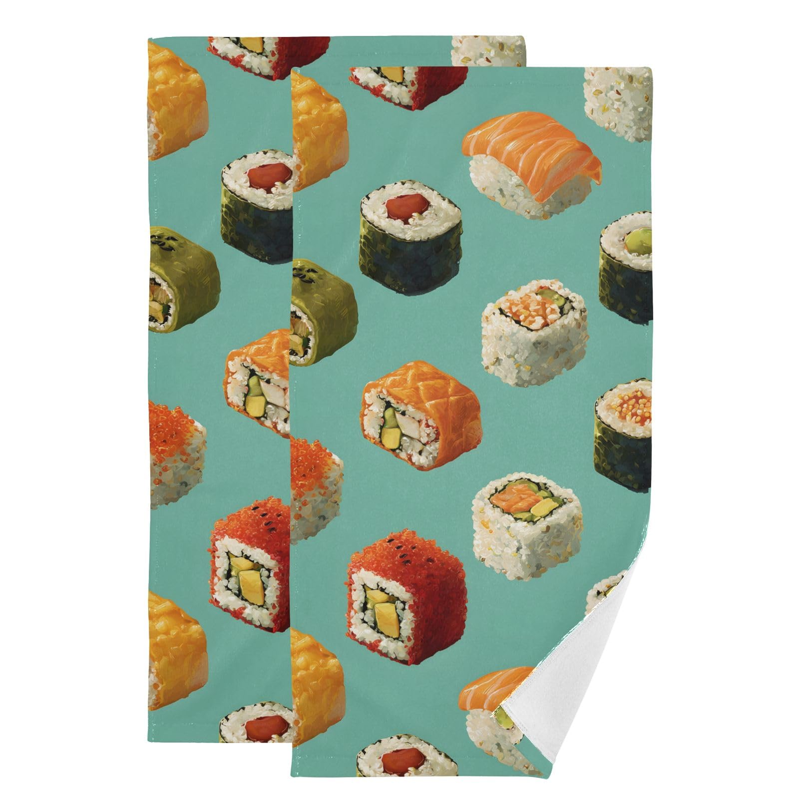 Toallas de mano de algodón de 36 x 72 cm ideales como paños de cocina decorativos