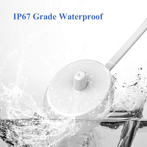 Miniatura 5 de Base de cargador de repuesto para cepillos de dientes eléctricos Braun Oral-b 3757, cargador inductivo portátil impermeable compatible con Oral B