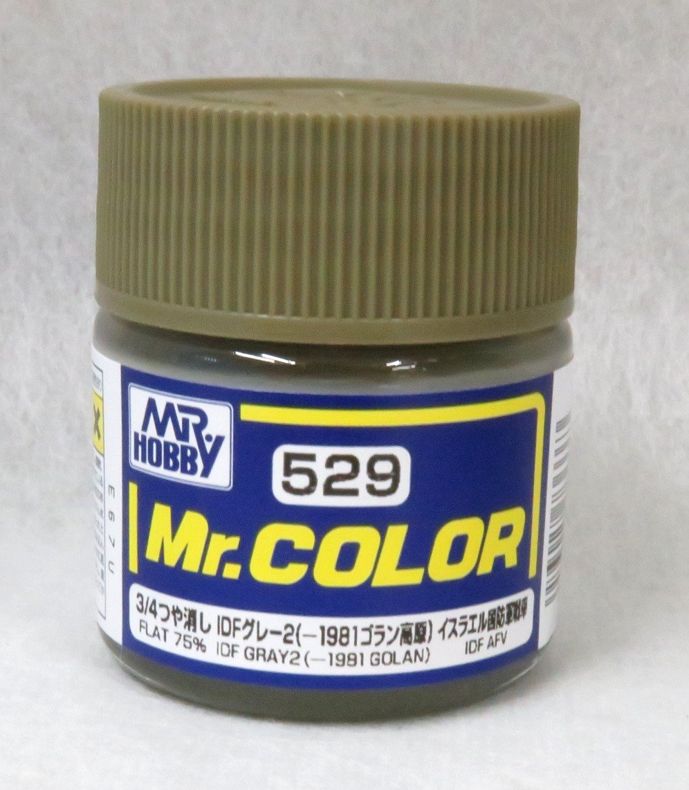 GSI CreosC529 IDF Gray2-1981 Golan (10ml), Mr. Hobby Mr. Color Acrylic Paint