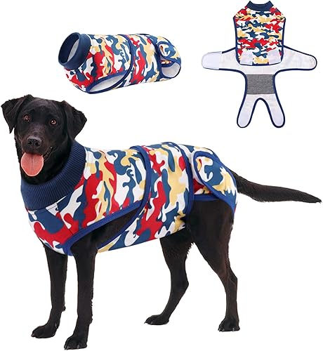 Traje de recuperación para perros después de la cirugía, camisa de recuperación quirúrgica para mascotas hembras machos y gatos, body ajustable para