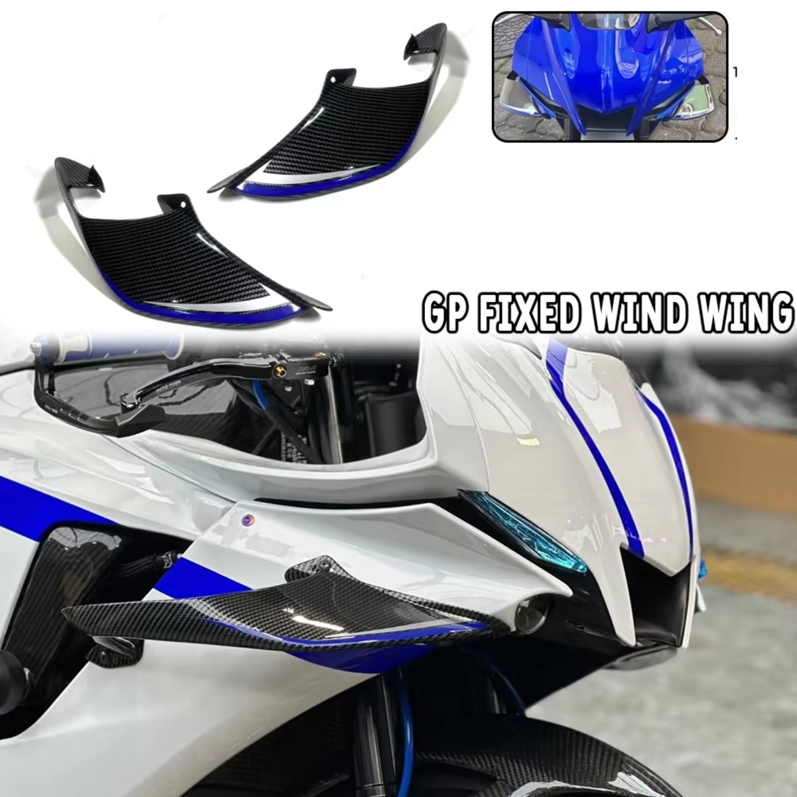 Motorrad-Flügelspoiler Für YZF R1 R1M 2020–2025 Aerodynamisches Winglet