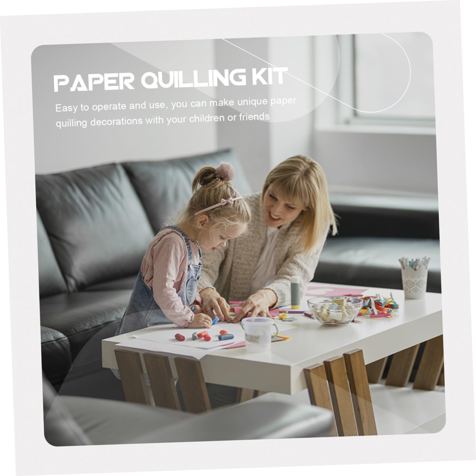 STOBOK Kit Per Quilling Di Carta Carta Artistica Strisce Colorate Per Fai Da Te Strumenti Per Creazione Di Biglietti Di Strisce Per Quilling