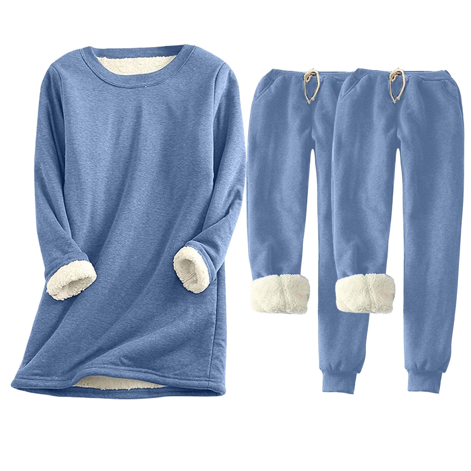 Ensemble de vêtements de détente pour femme, isolation épaisse, 1