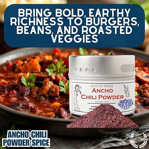 Miniatura 4 de Chili en polvo ancho | Especias gourmet | Chile en polvo totalmente natural | Sin OMG, totalmente natural | Hecho a mano, lote pequeño | Condimento