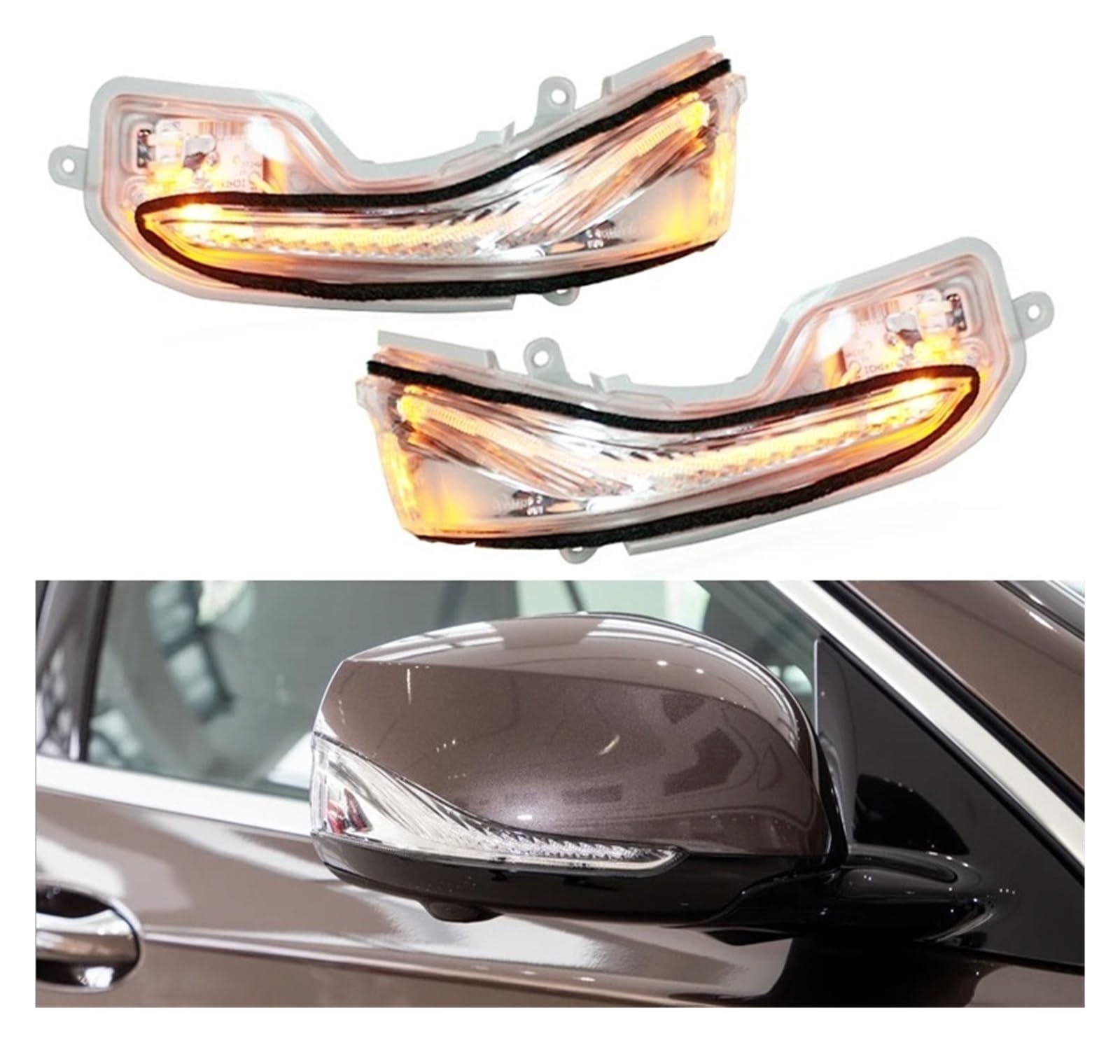 luce Indicatore Direzione Per QX30 Q50 Q60 Q70 Q70L 2014-2018 2019 26160-4GA0A 26165-4GA0A Specchietto Retrovisore Auto Direzione Indicatore Luce Lampeggiante Auto Segnale Svolta lampada(Only 1 Right)