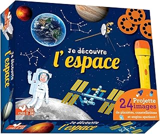 Je découvre l'espace - coffret avec lampe