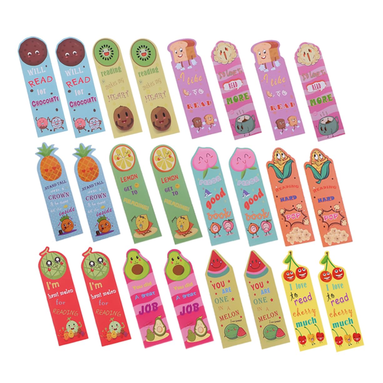 Gadpiparty 5 Set Segnalibro Di Frutta Carino Marcatori Di Pagina Per Profumato Puzzolente Lettura Segnalibri Alla Rinfusa Segnapagina Del Libro Piccoli Segnalibri Profumati Carta 36 Pezzi * 5
