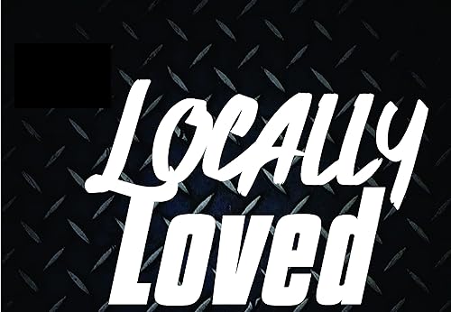 Locally Loved - Calcomanía de vinilo pequeña para coche, camión diésel, 4 x 4, JDM 1500