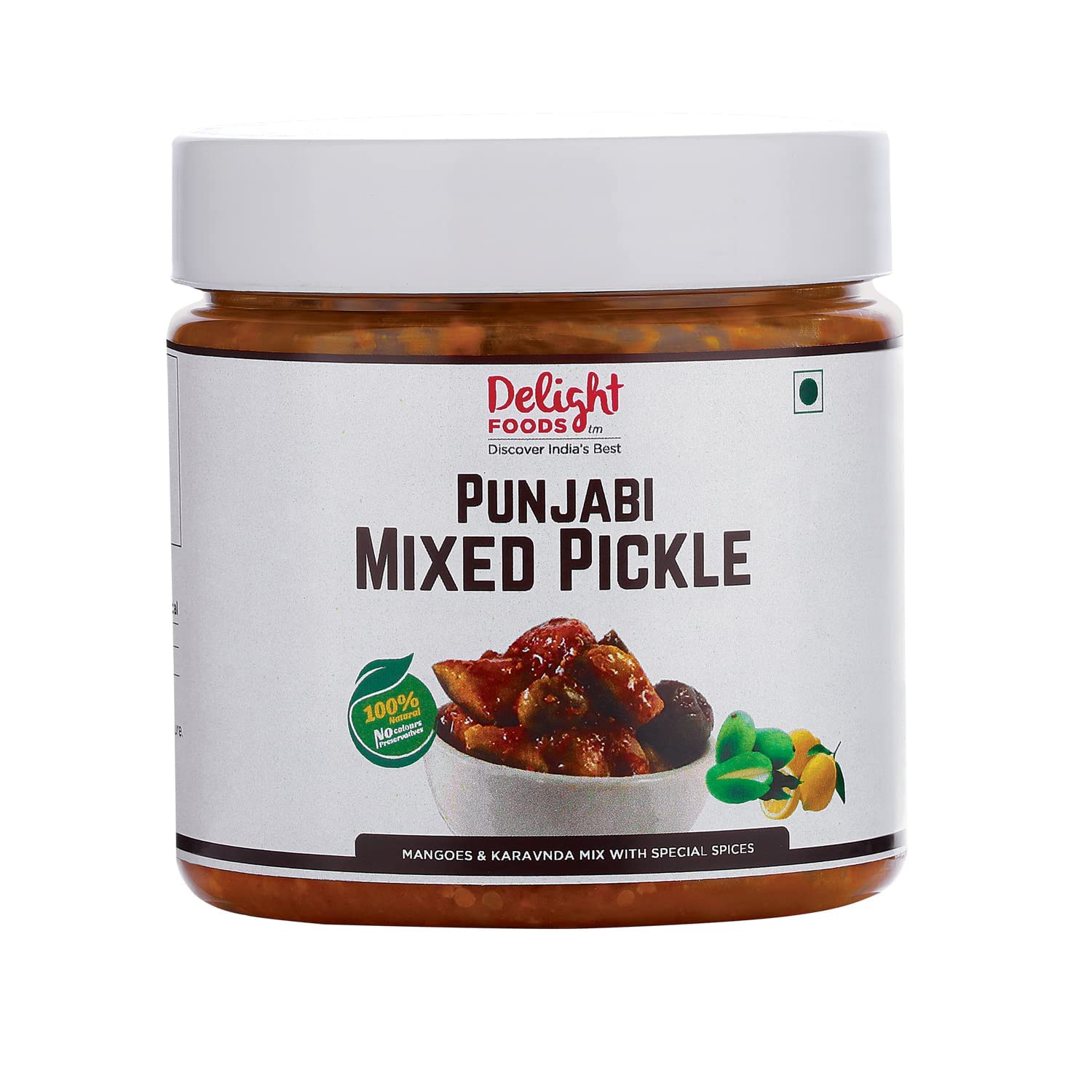 Pickle Indien Légumes Mixed Deligth Foods 300g | Chutney UppinKai Traditionnel