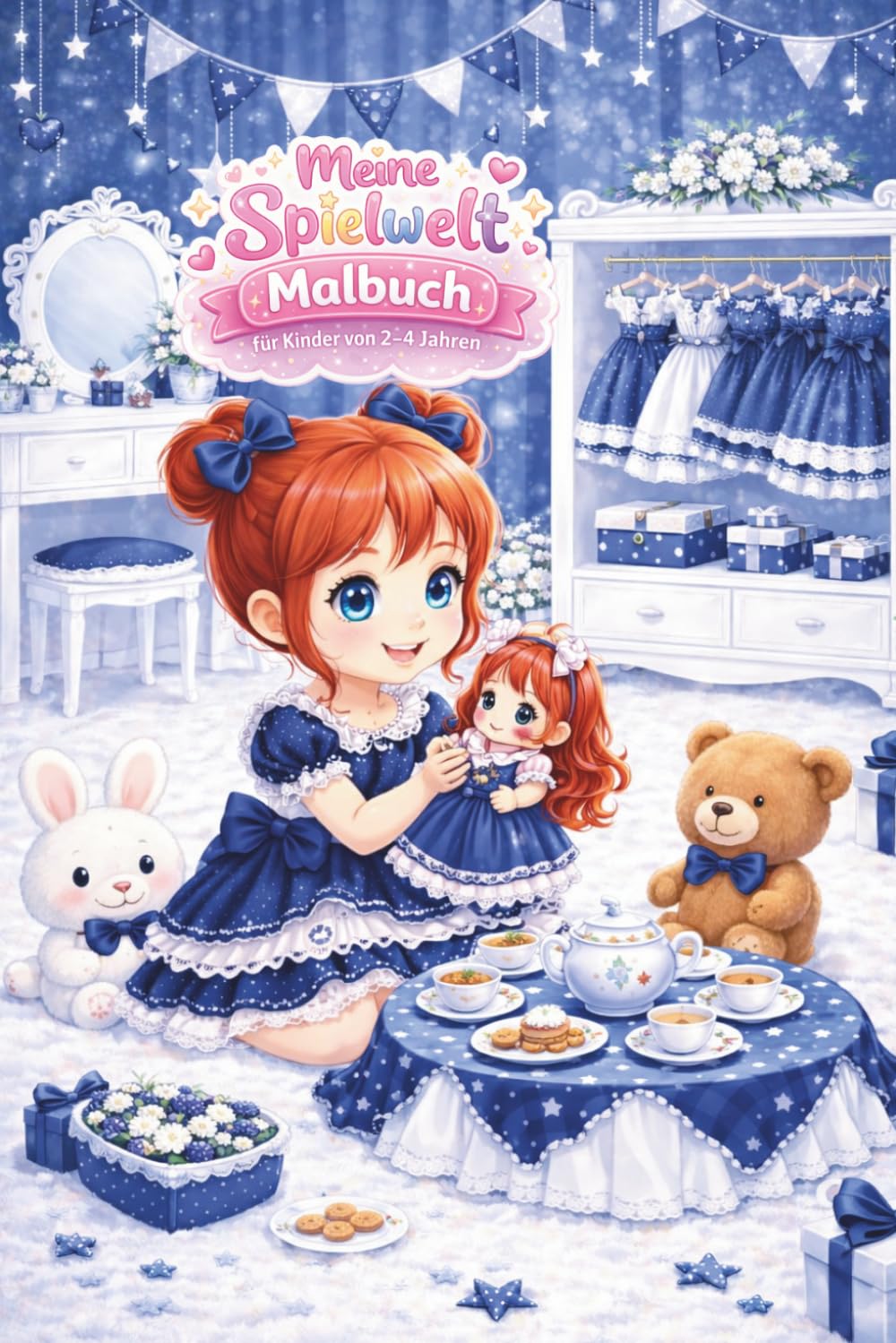 Meine Spielwelt Malbuch: fũr Kinder 2-4 jahre