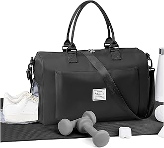 Gym Bag Womens,Travel Duffel Carry on Bag Sport Tote Bag Weekend Overnight Bag
