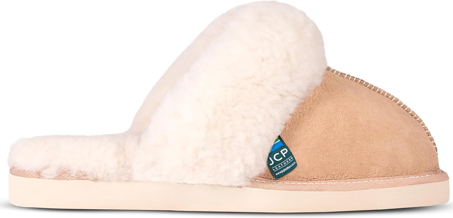 JCP Leathers Namaqua Premium - Genuine Sheepskin Slippers - Image 4