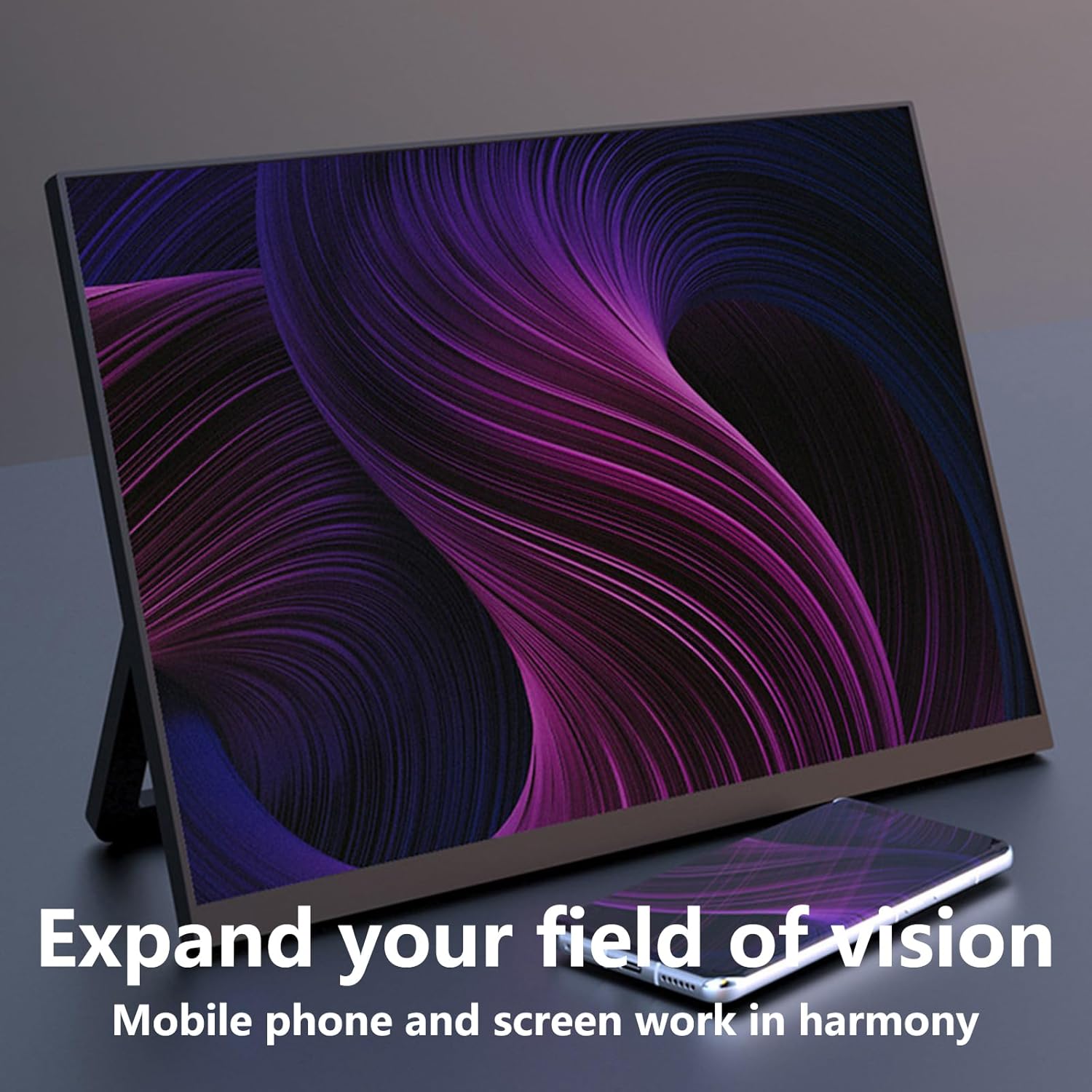 16INCH IPSSポータブルディスプレイ1.2K 60Hz HDTVタイプCタイプC調整可能なスタンドアイアケア