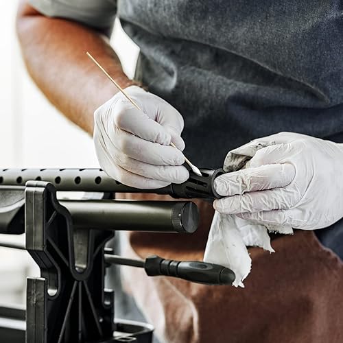 Miniatura 4 de 500 PCS Hisopos de Limpieza de Pistola de Precisión de 6 Pulgadas con Estuche de Almacenamiento - Hisopos Largos de Algodón con Mango de Bambú Sin