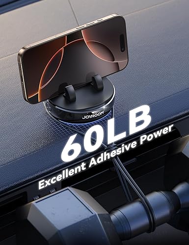 Miniatura 7 de JOYROOM Soporte de teléfono para automóvil, ajustable en 360 y evita el deslumbramiento del sol, soporte de teléfono para automóvil, diseño de
