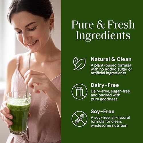 Miniatura 3 de Mezcla de polvo Super Greens a base de plantas, piña, 9.5 onzas