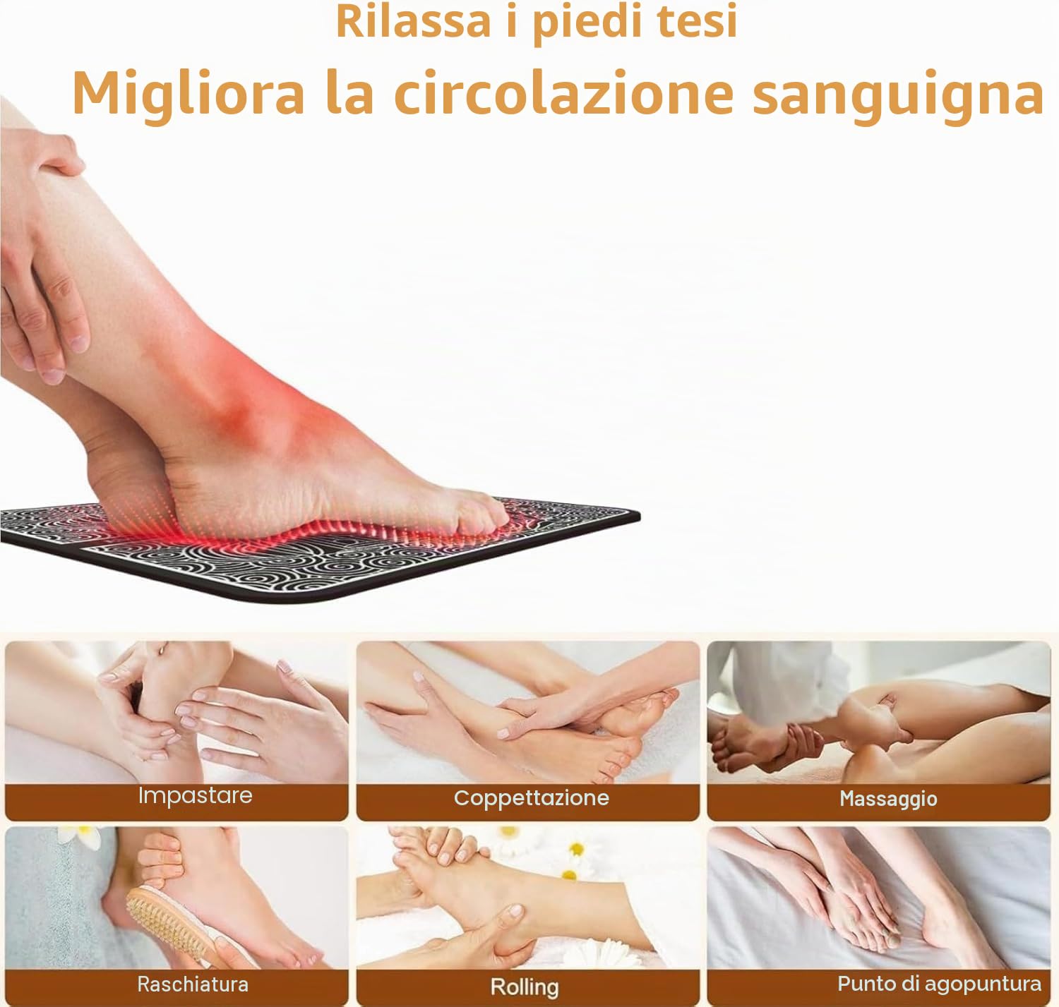 BIBIRE Massaggiatore per Piedi Elettrico Professionale - Foot Massager con Tecnologia Shiatsu e Riscaldamento, 8 Modalità per Gambe e Plantari, Allevia Dolori e Migliora la Circolazione
