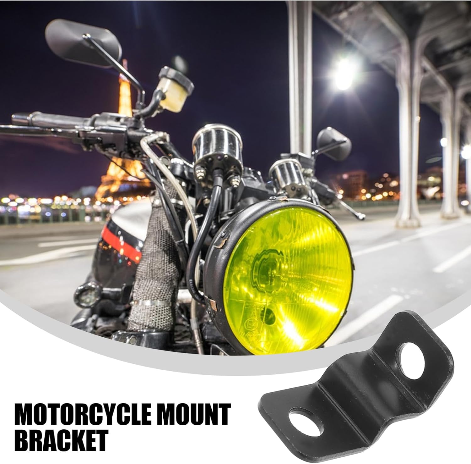 Motorcycle Turn Signal Bracket Aesthetic Fork Mount for Motorbike Durable Construction Easy Installation Enhances Safety and Style