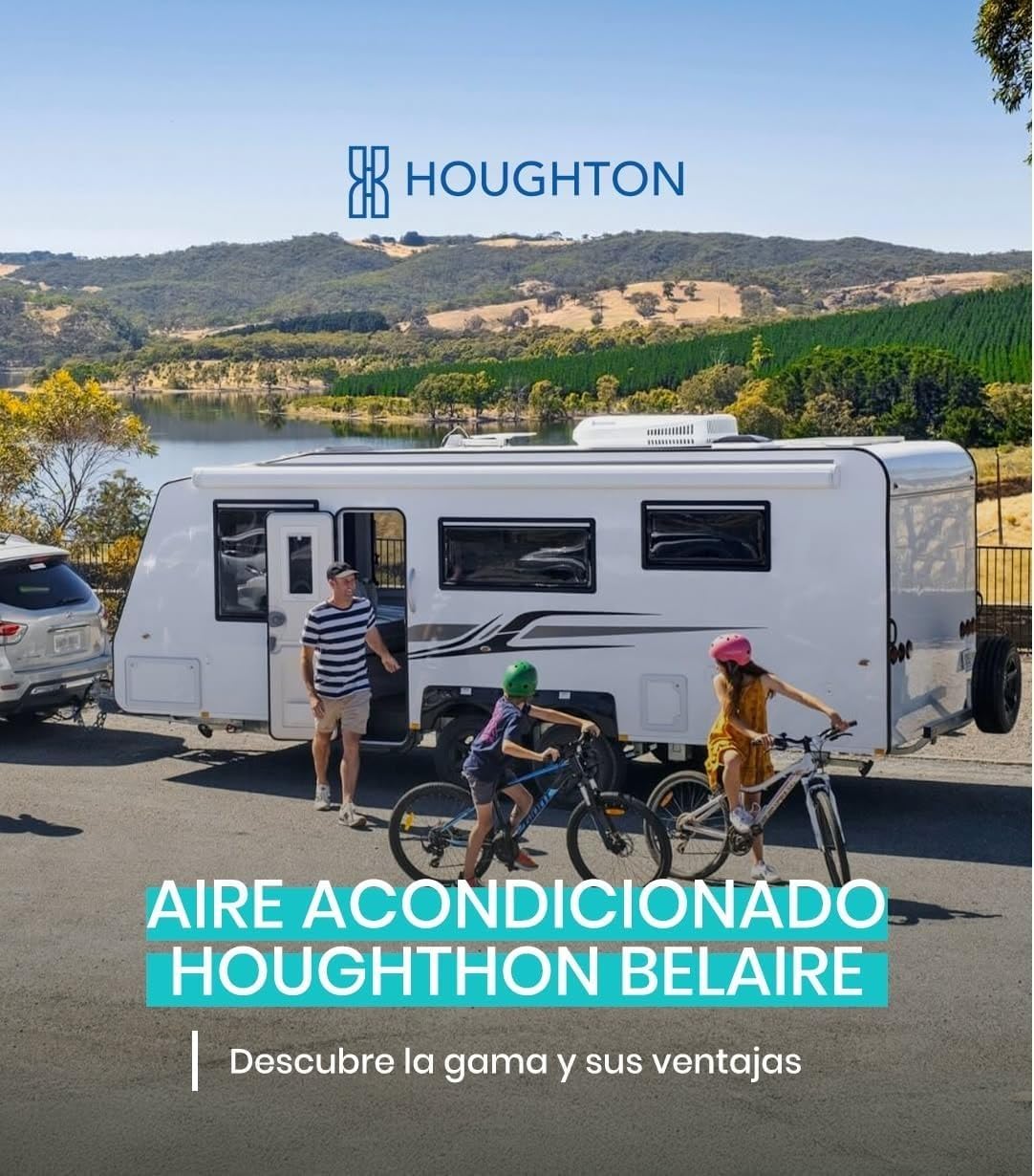Belaire 2400K, aire acondicionado 2.4kW, 220V, ciclo inverso, autocaravana, camper, control remoto incluido, sistema anti-congelamiento, panel control LED