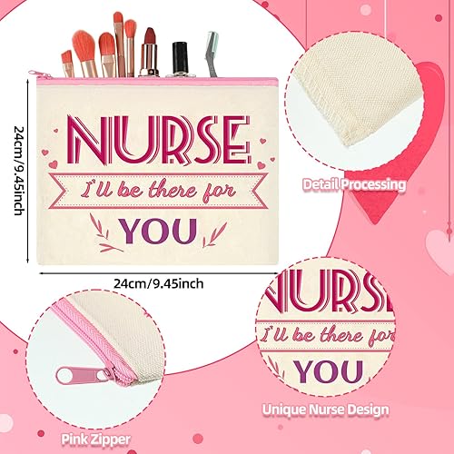 Miniatura 2 de Teling Juego de 48 piezas de regalo de Navidad para enfermeras, regalos de agradecimiento para enfermeras, 12 bolsas de cosméticos de maquillaje, 12